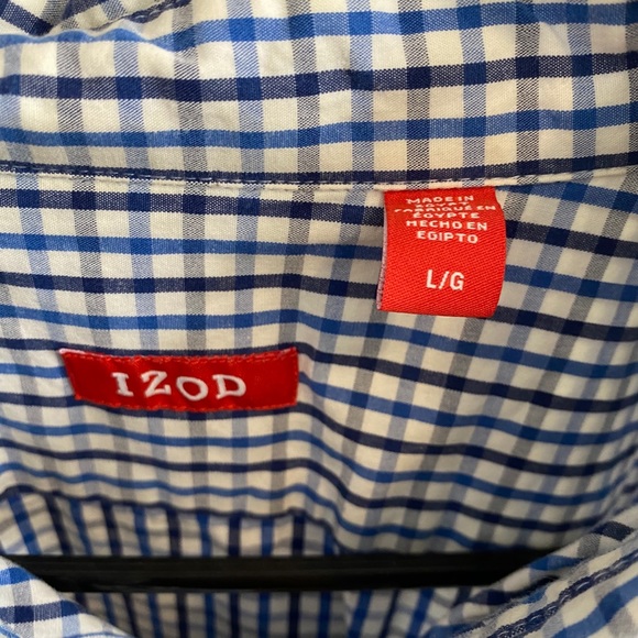 IZOD button down shirt size large - Picture 3 of 3